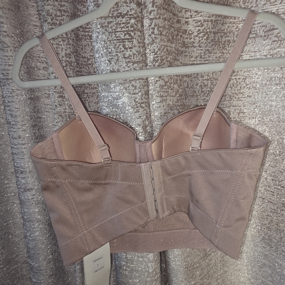 Glamorous Pink Rhinestone Bustier - Picture 3 of 8